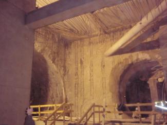 Nanocement Trockenlegung und Abdichtung, U-Bahn Nr. 4 Budapest Bau